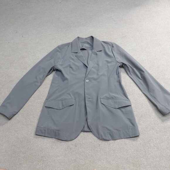QOR Blazer Medium Gray Unstructured Unlined Performance